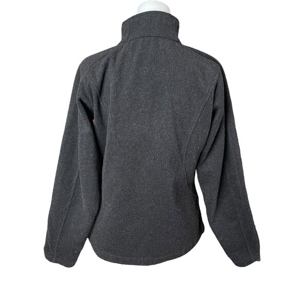 Smartwool Small Sweater Jacket Full Zip Pocket Wool Blend Black Heathered - Picture 10 of 10